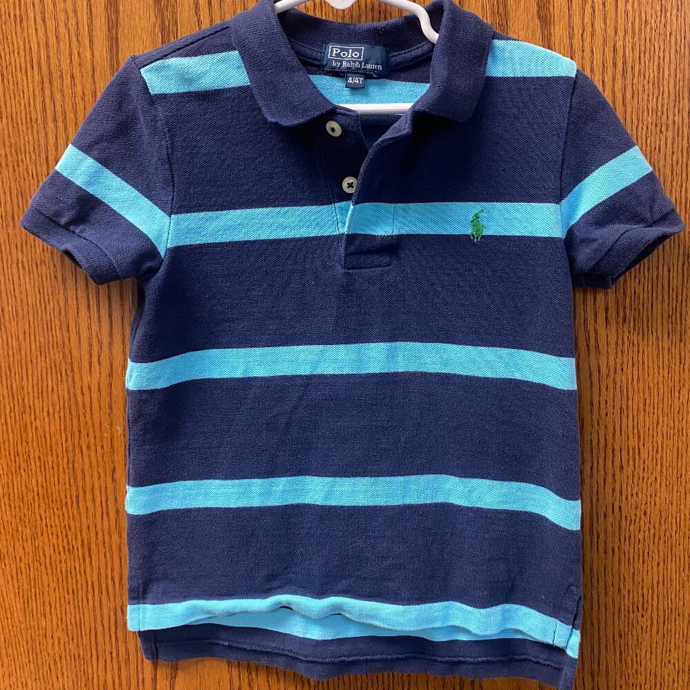 Polo Ralph Lauren Striped Collared Shirt 4T